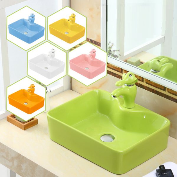 Lavabo vuông trẻ em