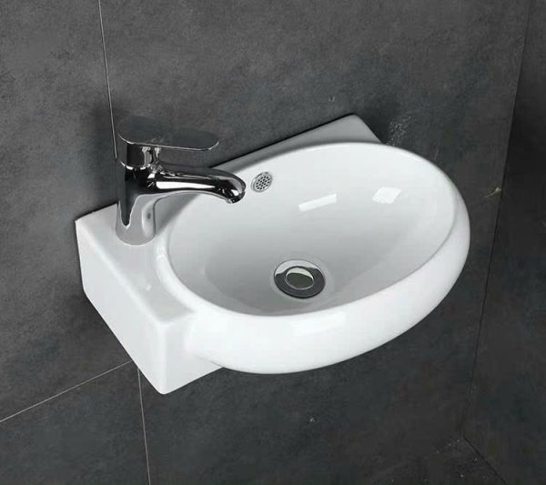 Lavabo nhỏ mini góc treo tường