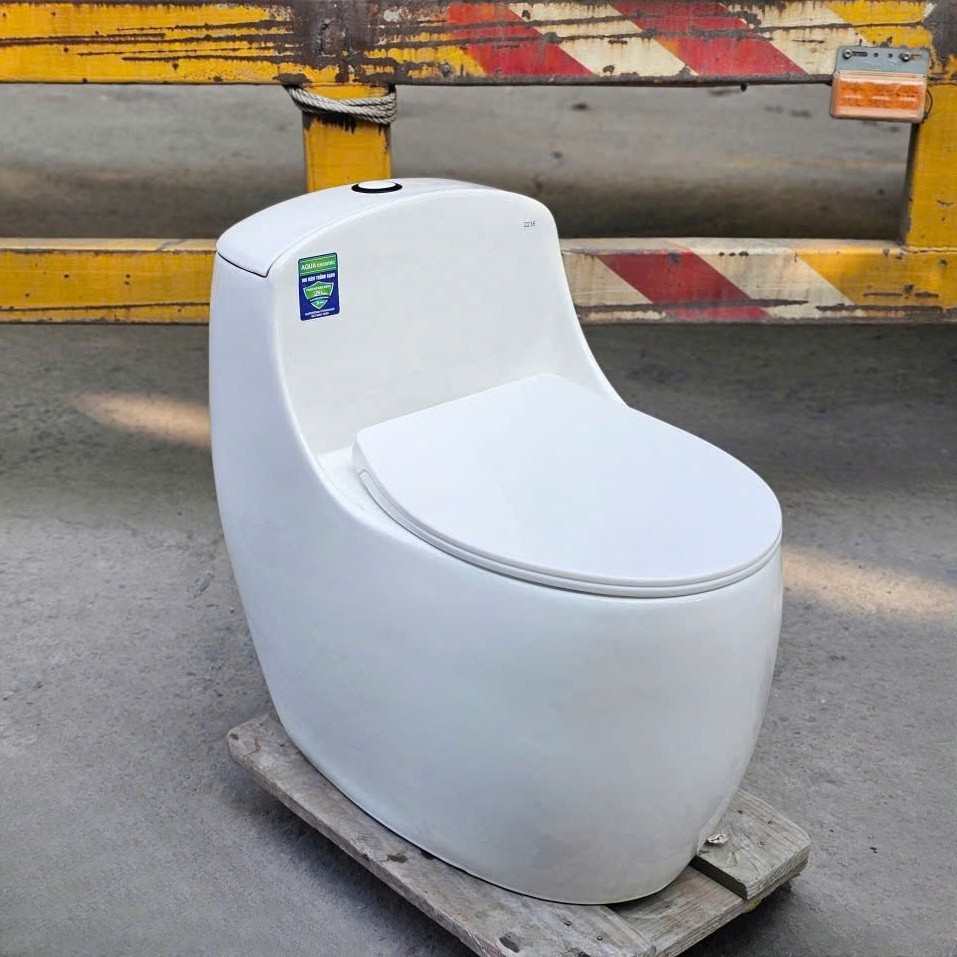 Bồn cầu trứng xả xoáy 2236