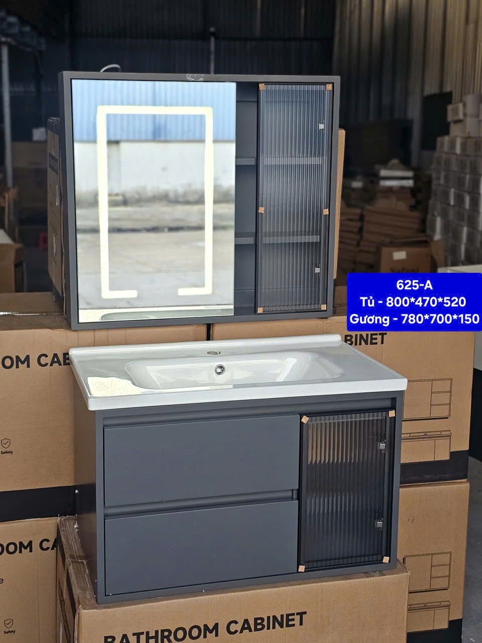 Tủ nhựa pvc cao cấp xám